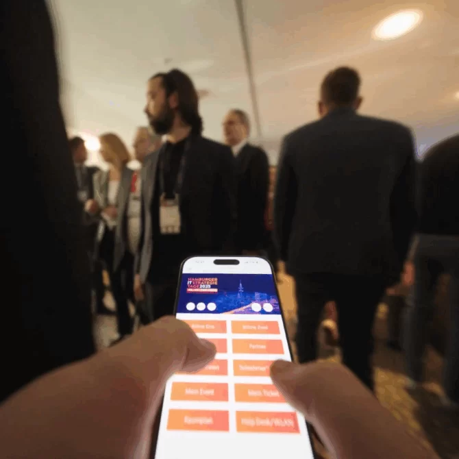 DIGITAL PLATFORM / MOBILE APP, Content / Networking at the Hamburger IT-Strategietage